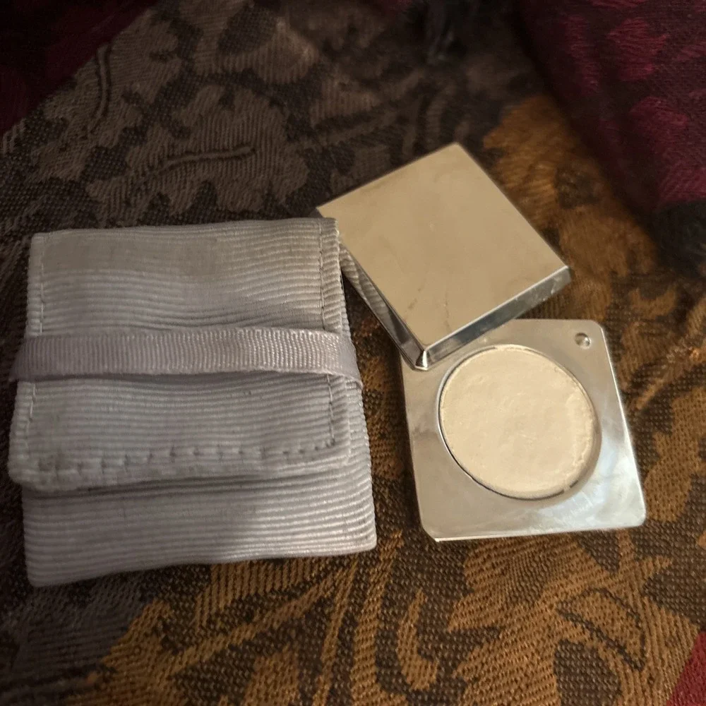 Rare Eternity Calvin Klein Perfumed Powder .07oz‎ Metal Case /Protective Cover